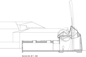  Schnitt AA, M 1 : 250 