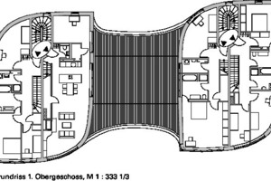  Grundriss 1. Obergeschoss, M 1 : 333 1/3 