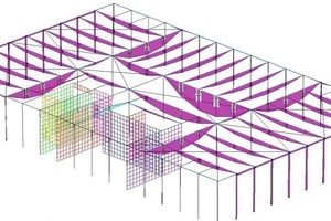  Abb. 7: Finite-Elemente-Modell - Momente im 4. OG 