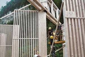  Durch den hohen Grad der Vorfertigung kann man Bauvorhaben dieser Größenordnung effektiv und mit einem raschen und präzisen Baufortschritt realisieren 