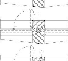  Stützenvarianten Fassade, M 1 : 70 