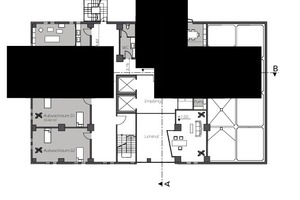  Grundriss 3, OG: OP-Bereich, M 1 : 400 