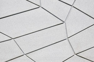  Detailaufnahme der fertig verlegten Fertigteil-segmente 