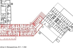  Grundriss 3. Obergeschoss, M 1 : 1 250 