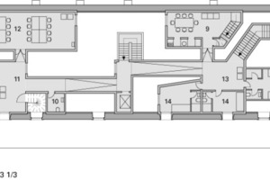  Grundriss Level 1, M 1 : 333 1/3 