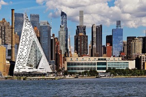  Wohnhochhaus „VIA 57 West“ in New York, gewinnt den IHP 2016 (Architekten: BIG – Bjarke Ingels Group) 