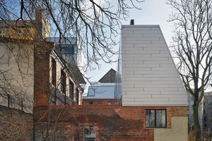  Die beiden großen Maisonette-Wohnungen werden als Büro bzw. Ton-studio genutzt 