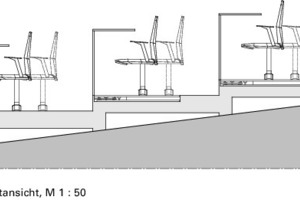  Seitenansicht, M 1 : 50 