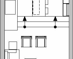  Grundriss Appartement 1, M 1 : 25 