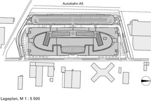  Lageplan, M 1 : 5 500 