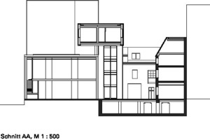  Schnitt AA, M 1 : 500 
