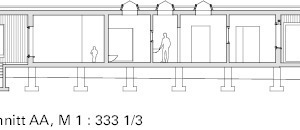  Schnitt AA, M 1 : 333 1/3 