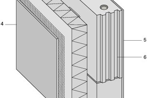  Wandaufbau mit Wärmedämmverbundsystem 