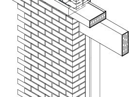  Fassadenaufbau Fenstersturz/Ringbalken, o.M. 