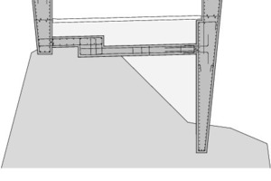  Detailschnitt 2 Schaufelschluchtbrücke, M 1 : 100 