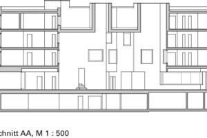  Schnitt AA, M 1 : 500 