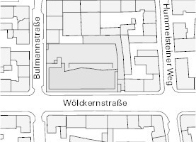  Lageplan, M 1 : 3 500 