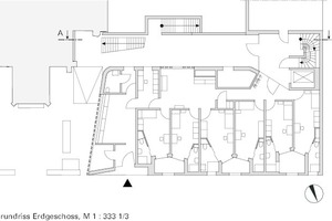  Grundriss Erdgeschoss, M 1 : 333 1/3 