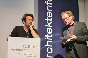  „Architekten müssen wieder Lust haben, sich kreativen Fragestellungen zu nähern.“, Prof. Dr. Friedrich von Borries (l.) 