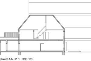  Grundriss Erdgeschoss, M 1 : 333 1/3 