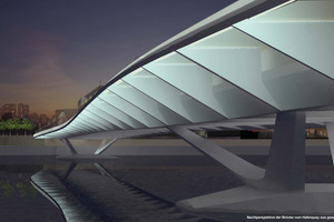  Entwurf der Baakenhafenbrücke, Hamburg  - Wilkinson Eyre Architects 