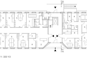  Erdgeschoss, M 1 : 333 1/3 