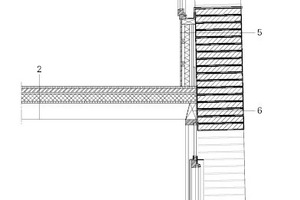  	1	Bodenaufbau Erdgeschoss:		Kiesschicht, lagenweise verdichtet 180mm		Sauberkeitsschicht, Magerbeton 50 mm		Bodenplatte 180 mm		Hartschaumdämmung 80 mm		FBH 30 mm		Heizestrich 65 mm
	2	Bodenaufbau Obergeschoss:		Deckenbalken 180 mm		Dreischichtplatte, Fichte natur 19 mm		Schüttung (Cemwood) 85 mm		Holzweichfaserplatte 20 mm		FBH Lithotherm 45 mm		Eichendielen 21 mm
	3	Deckenaufbau:		OSB-Platten, Nut und Feder 22 mm		Hartschaumdämmung 140 mm		Dreischichtplatte 19 mm		Deckenbalken in Ebene Dachbinder		(250 mm) 120 mm
	4	Furnierschichtholz-Platte im Randbereich
	5	Wandaufbau:		Bestandswand Ziegel 530 mm		Ausgleichsputz / Lehmputz 20 mm		Multipor-Platte 60 mm		Multipor-Platte 20 mm		Unterkonstruktion und Luft		schicht 30/50 mm
		Tischlerplatte, Gabun / Fichte natur 16 mm
	6	Randträger 73/190 mm 