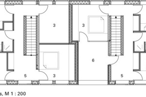  2. Obergeschoss, M 1 : 200 