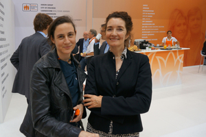  Dana Behrman und Caroline Bos von UNStudio (v.l.) stellten auf der EXPO REAL aktuelle Projekte und die neu gegründete UNStudio Urban Unit vor 