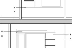  Fensterdetail, M 1 : 75 