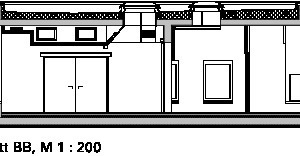  Schnitt BB, M 1 : 200 