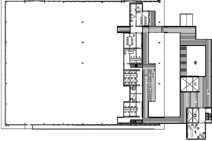   Grundriss Obergeschoss, M 1 : 750 