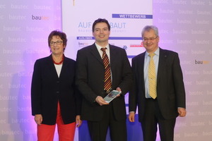  Preisträger: Den 3. Platz in der Kategorie Baubetriebswirtschaft bekam Sebastian Fuchs, Technische Universität Dresden.  
