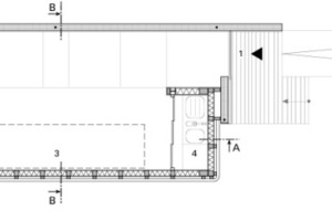  	1	Vorraum	2	Kammer	3	Ausstellungsraum	4	Teeküche 