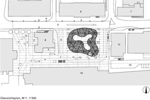  Übersichtsplan, M 1 : 500 