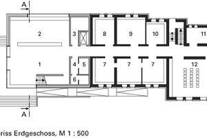  Grundrisse Erdgeschoss, M 1 : 500 