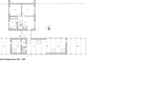  	1	Eingang	2	Tageslichtlampe	3 	Bad	4	Kinderzimmer	5	Kinderzimmer	6	WC	7	Kochen	8	Essen	9 	Wohnen	10	Terrasse	11	HWR 	12	Technik	13	Carport 