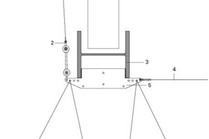  Anschlussdetail Low-E Membrane an Hauptbinder, M 1:25 