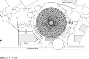  Lageplan, M 1:1500 