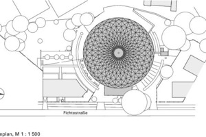  Lageplan, M 1:1500 