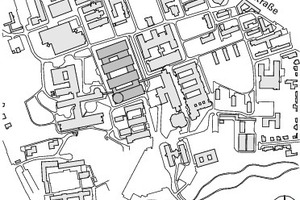  Lageplan, M 1 : 12 500 