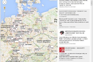  Die Homepage Leerstandsmelder.de sammelt, wie der Name sagt, leer stehende Gebäude in vorwiegend deutschen Städten  