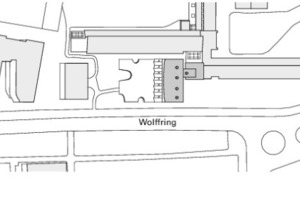  Lageplan, M 1 : 2 000 