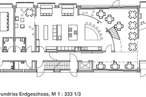  Teilgrundriss Erdgeschoss, M 1 : 333 1/3 