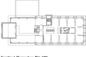  Grundriss 1. OG, M 1 : 1 250 