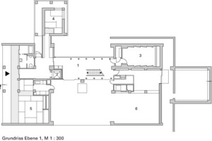  Grundriss Ebene 1, M 1 : 300 