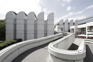  Bauhaus-Archiv. Der Erweiterungsbau wird 2021 dahinter stehen 