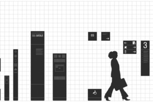  Von außen nach innen: Kommunikations- und Leitsysteme führen den Besucher in und durch ein Gebäude. Die Verbindung von Besucherführung und Kommunikationstechnik in einem ganzheitlichen System erleichtert die Orientierung 