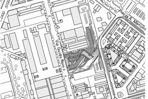  Lageplan, M 1:7500 