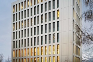  Der LifeCycle Tower ist ein Holz-Beton-Hybridsystem, das in interdisziplinärer Zusammenarbeit von einem internationalen Team unter der Leitung der Cree GmbH entwickelt wurde 